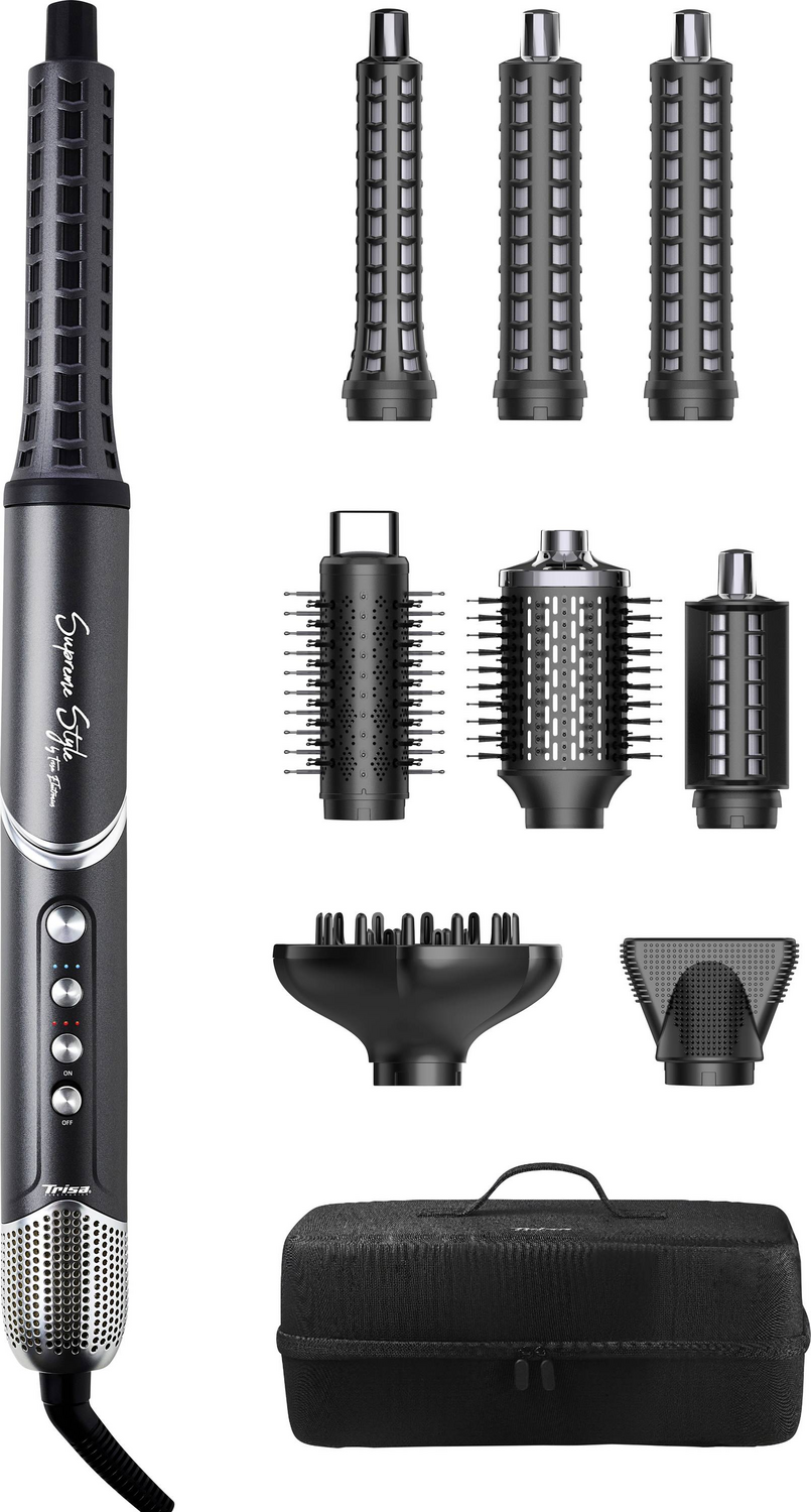 Trisa Supreme Style Haartrockner Trockenbürste Föhnbürste Lockenstab B-Ware