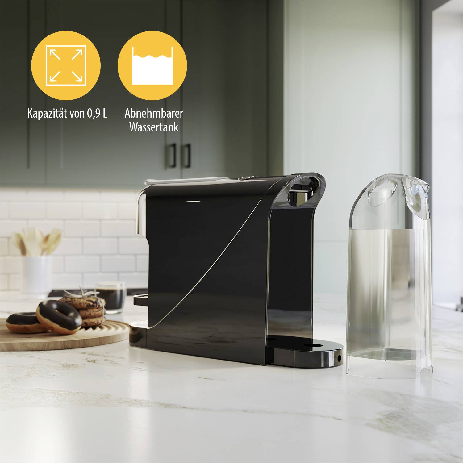 D-Ware Tristar Cm 2300 Kapselmaschine Schwarz Nespresso Kapselmaschinen Defektware - 8712836988644