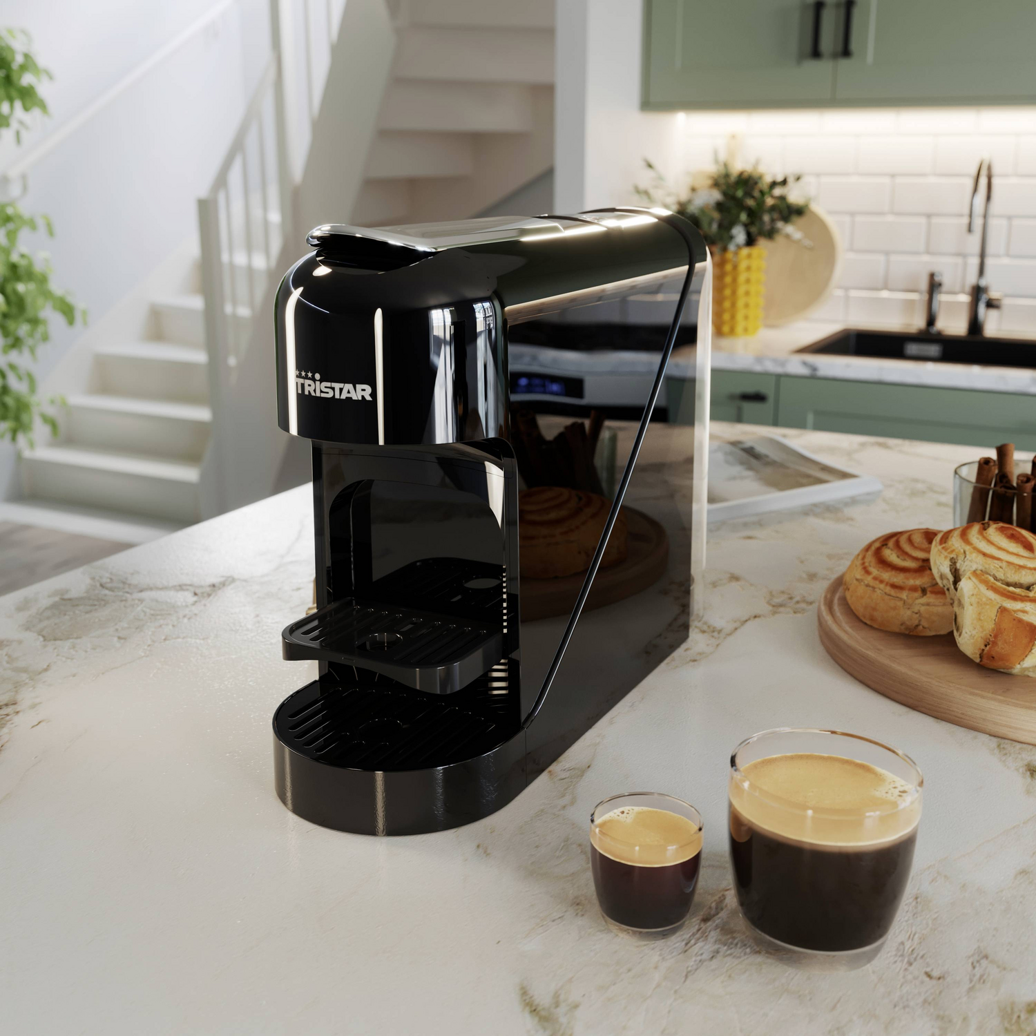 D-Ware Tristar Cm 2300 Kapselmaschine Schwarz Nespresso Kapselmaschinen Defektware - 8712836988644