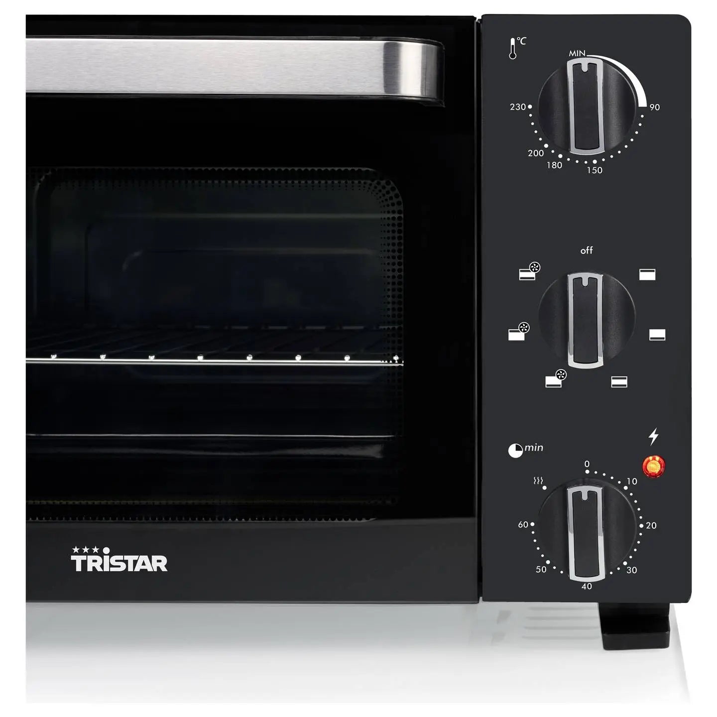B-Ware Tristar Minibackofen Mini Ofen Schwarz 20 Liter Elektro Timerfunktion Kompakt - 8711658520889