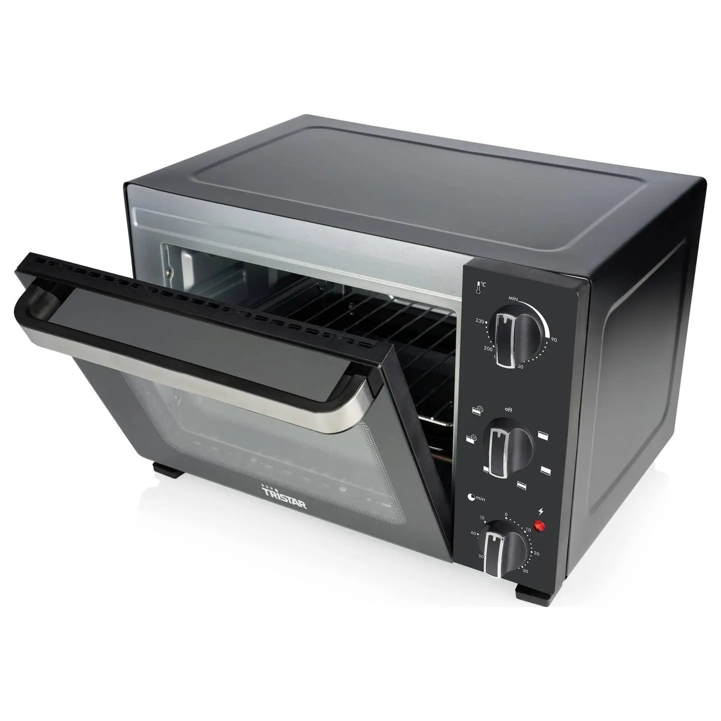 B-Ware Tristar Minibackofen Mini Ofen Schwarz 20 Liter Elektro Timerfunktion Kompakt - 8711658520889