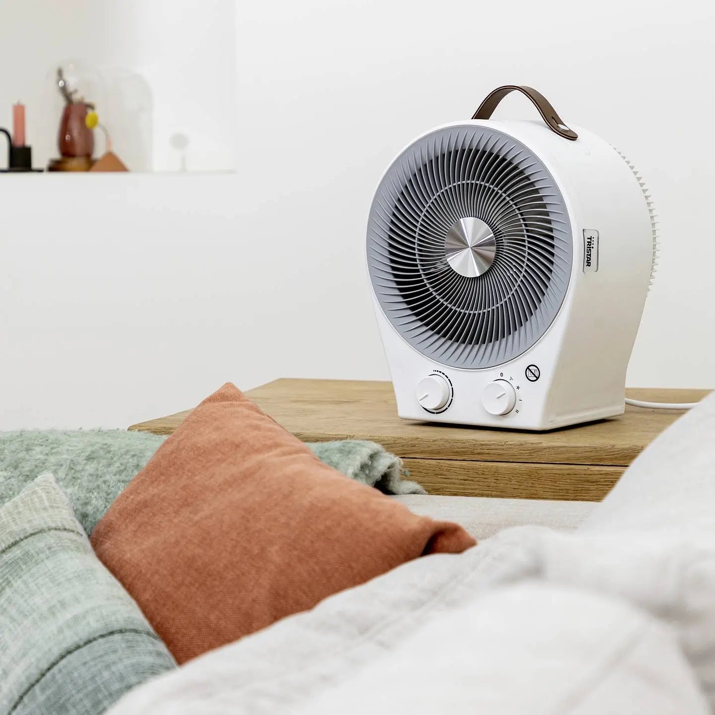 B-Ware Tristar Elektroheizgerät Heizlüfter Heizung Ventilator Weiß Schwingfunktion - 8712836961067