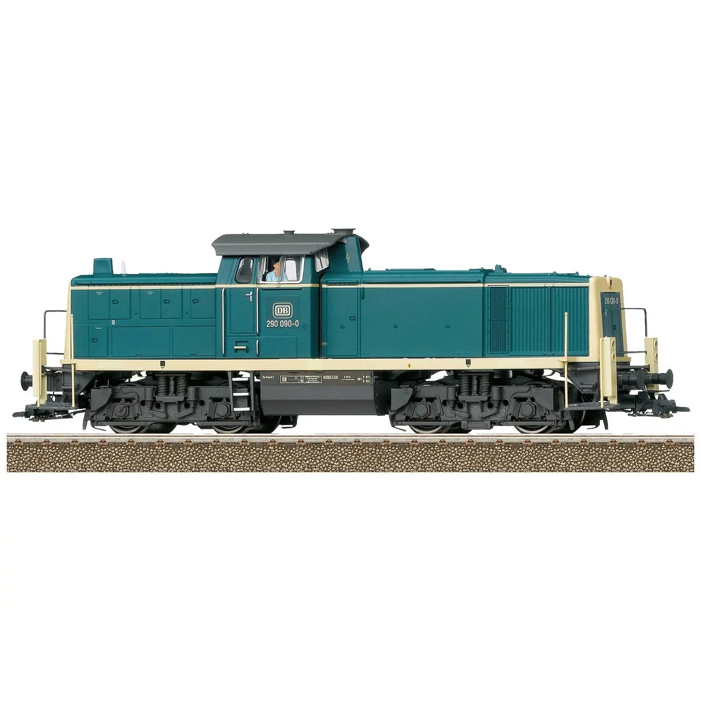 B-Ware Trix Diesellok Rangierlokomotive H0 Br 290 Db Modellbahn Ozeanblau Lokomotive - 4028106259036