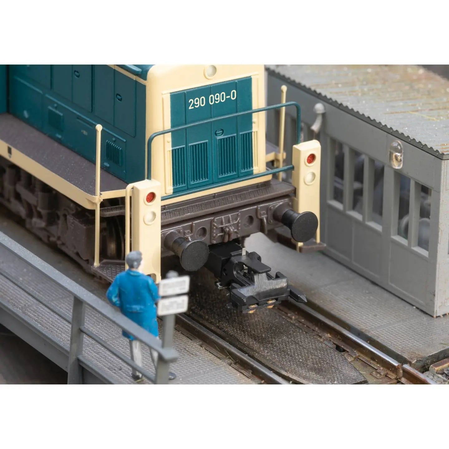 B-Ware Trix Diesellok Rangierlokomotive H0 Br 290 Db Modellbahn Ozeanblau Lokomotive - 4028106259036