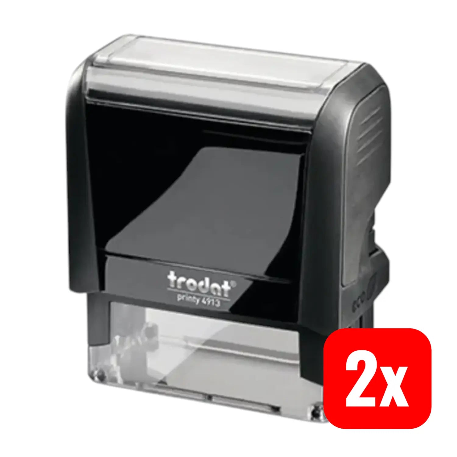 B-Ware Trodat Textstempel Stempel Textplatte Gutschein Schwarz 58 X 22 Mm 2 Stück - 9008056440864
