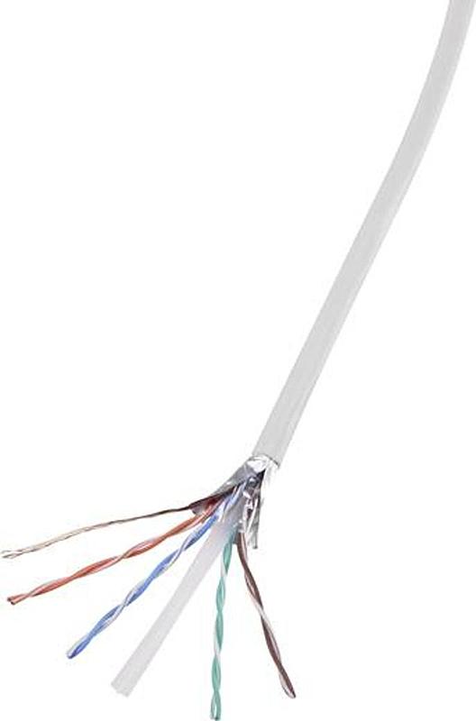 B-Ware Tru Components 1567179 Netzwerkkabel 305 M Cat 6 F/Utp 4 X 2 X 0.27 Mm² Weiß - 4016139233536