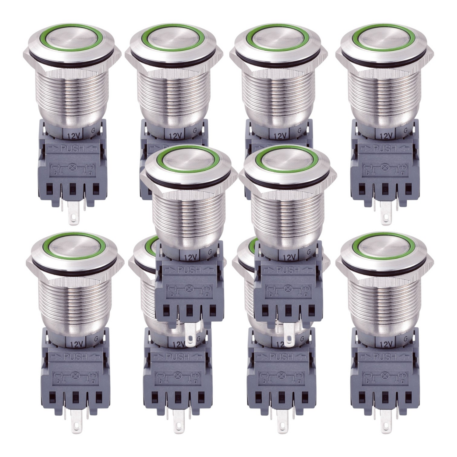 B-Ware Tru Components 701918 Las1 Bgq 11 Ze/G/12 V Vandalismusgeschützter 10 Stück