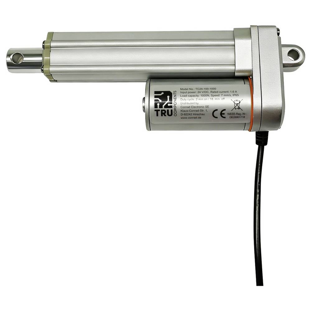 TRU COMPONENTS Elektrozylinder Linearantrieb TC24-100-1000P 100mm 1000N 24V/DC - 4064161472072