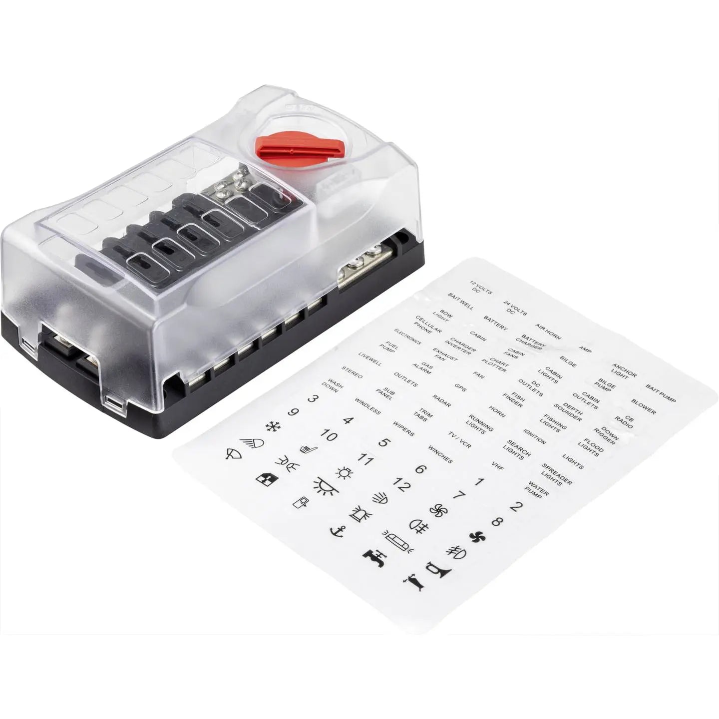 B-Ware Tru Components Tc 9067936 Kfz Sicherungshalter Flachsicherung Halter 12er Aufbau - 4064161076256