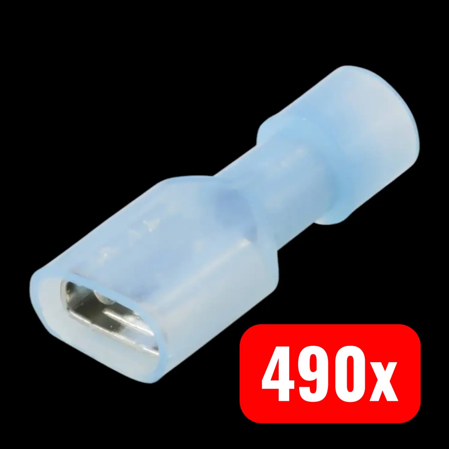 B-Ware Tru Components Flachsteckhülse Steckverbinder 6,3x0,8 Mm Volliso Blau 490 Stück - 4064161291956