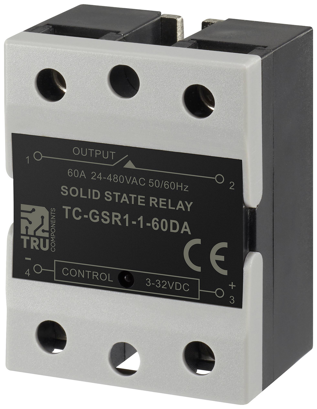 Tru Components Halbleiterrelais Relais Tc Gsr 1 60 Da 60 A Schaltspannung 2 Stück B-Ware - 4064161208527