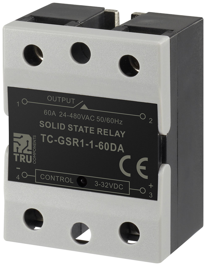 Tru Components Halbleiterrelais Relais Tc Gsr 1 60 Da 60 A Schaltspannung 2 Stück B-Ware - 4064161208527