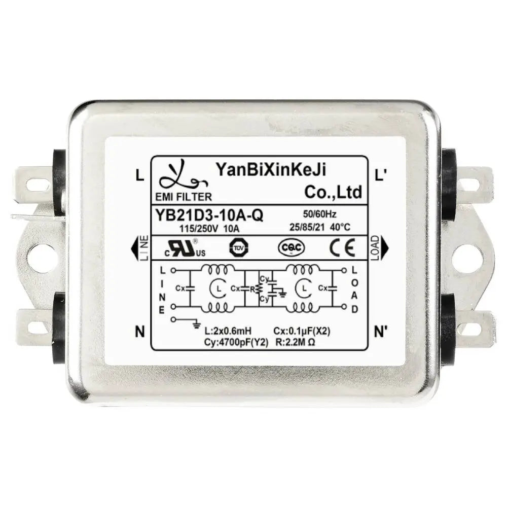B-Ware Tru Components Entstörfilter Netzfilter Filter Stromfilter 250 V Ac 10 A 6 Stück - 4064161228006