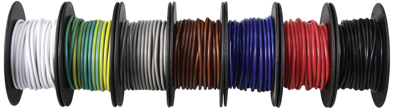 Tru Components Tc 12112368 Litze 1.0 Mm² Schwarz Einzeladern Drähte Kabel B-Ware - 4064161315010