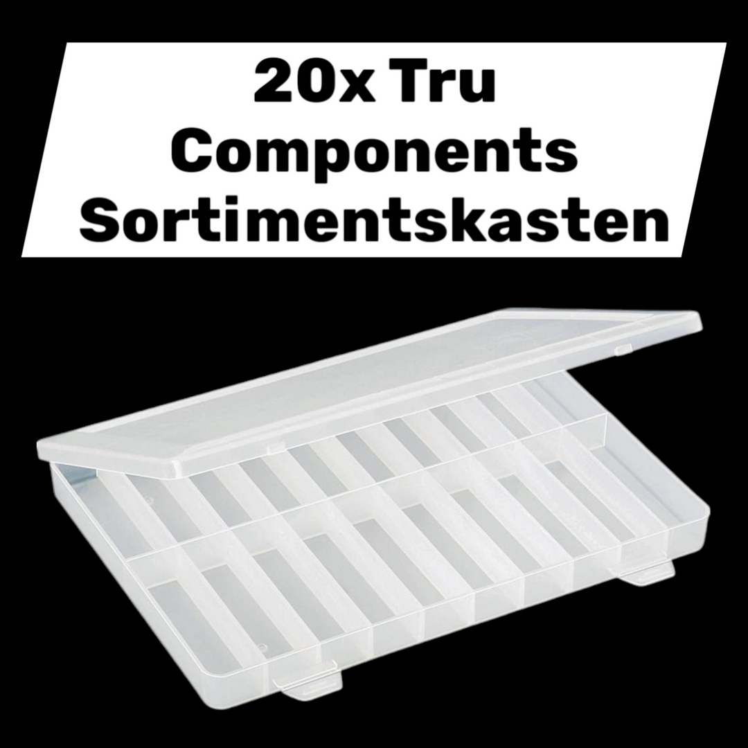 Tru Components Sortimentskasten 250 X 180 X 24 Mm Fächer 20    20 Stück B-Ware - 4016139210759