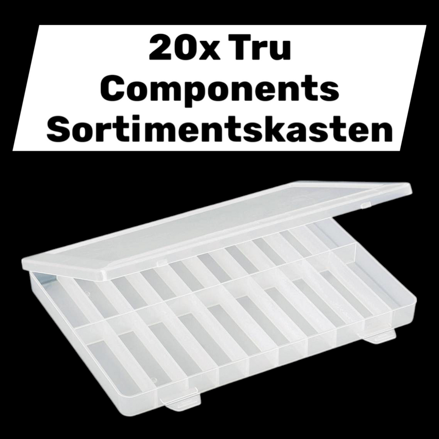 Tru Components Sortimentskasten 250 X 180 X 24 Mm Fächer 20    20 Stück B-Ware - 4016139210759