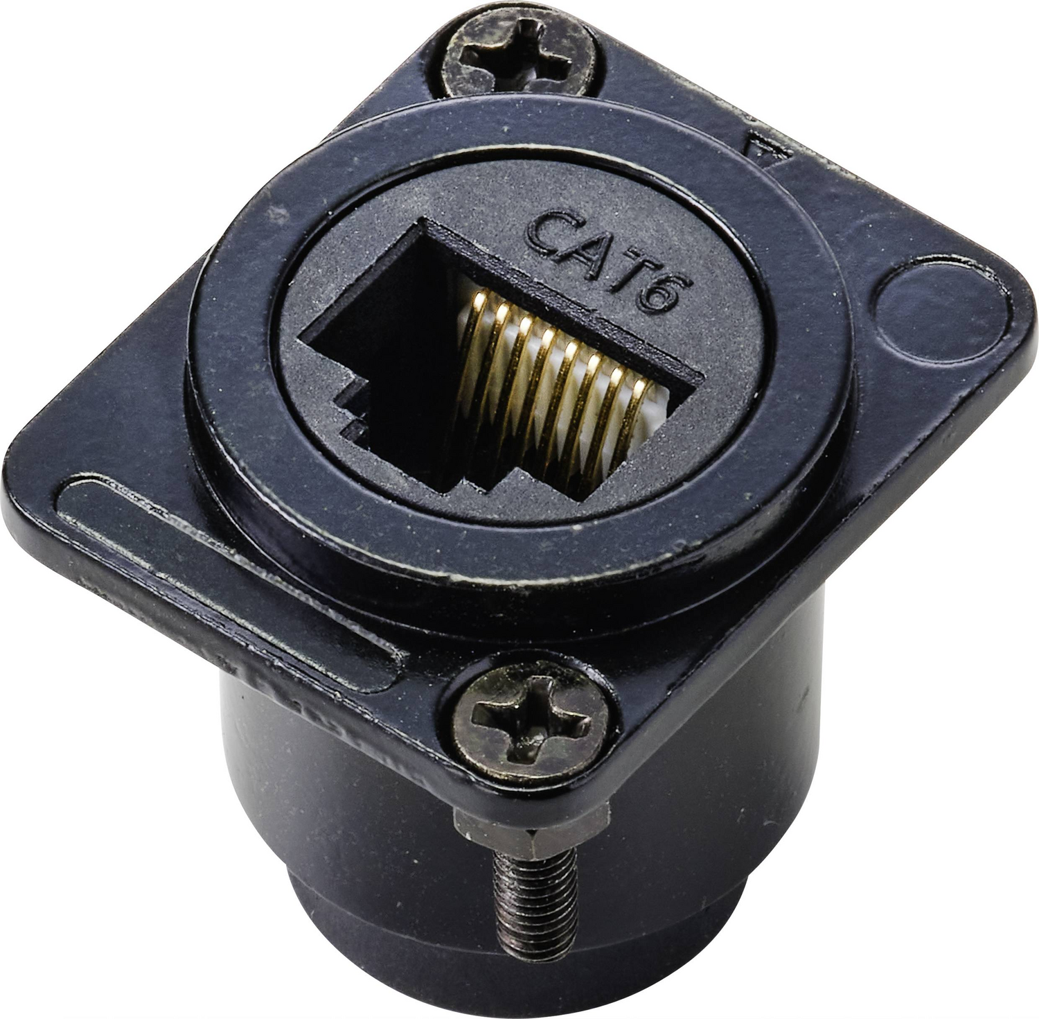 B-Ware Tru Components Einbaubuchse Buchse Rj45 Cat 6 Sensoren 8 P8 C Schwarz 1 St - 4064161187556