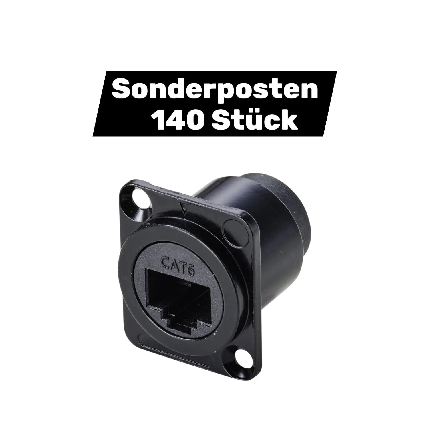 B-Ware Tru Components Einbaubuchse Buchse Rj45 Cat 6 Sensoren 8 P8 C Schwarz 1 St - 4064161187556