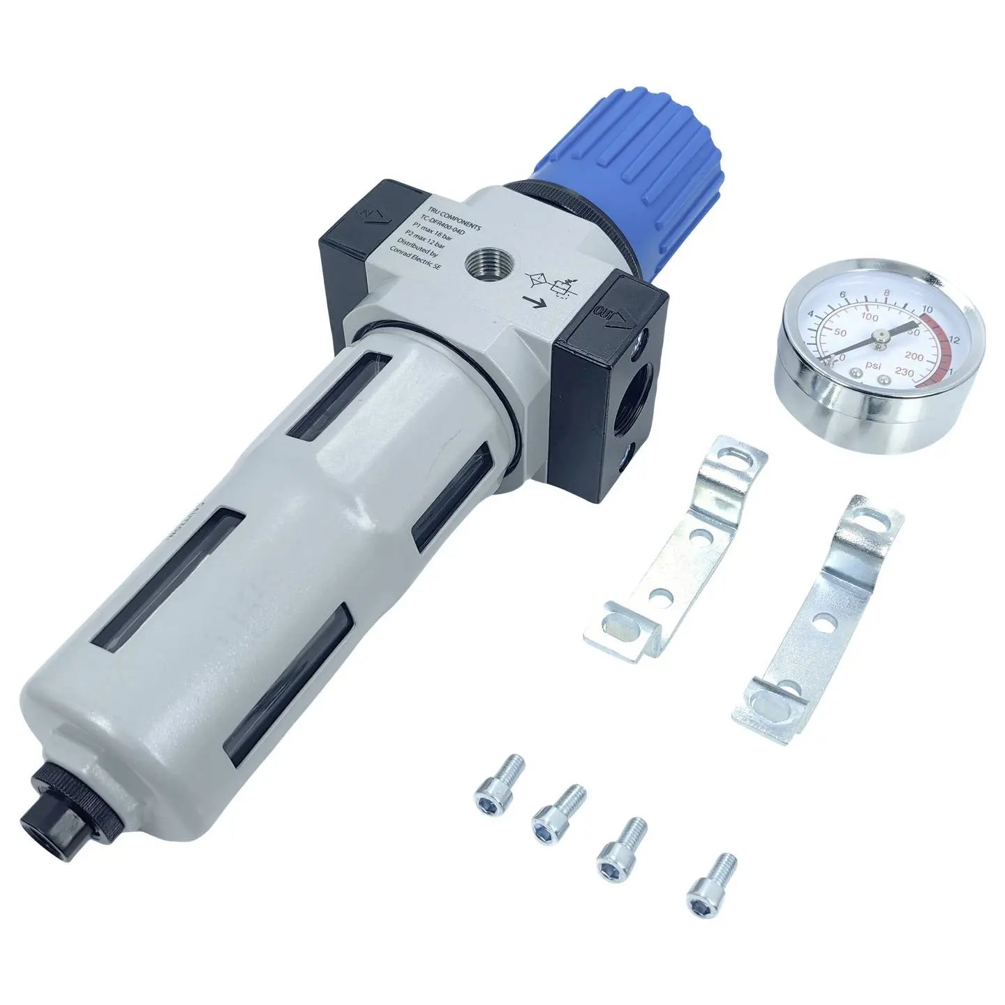 B-Ware Tru Components Filter Regelventil Druckregler Druckluft Ventil Tc Dfr400 04 D - 4064161325231