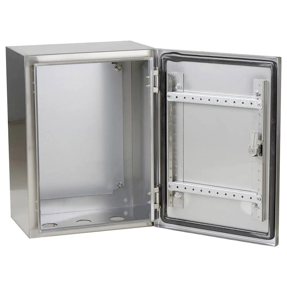 B-Ware Tru Components Schaltschrank Gehäuse Verteiler Edelstahl Lichtgrau 30x40x20cm - 4064161335391