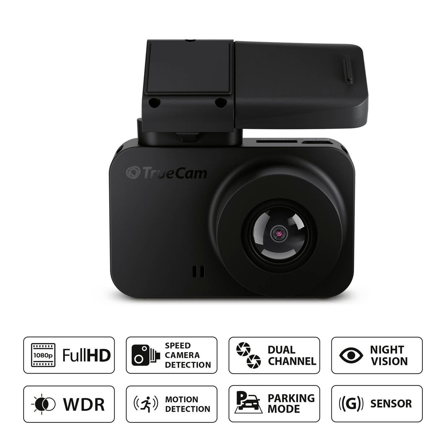 B-Ware True Cam Dashcam Autokamera Gps Dual Kamera G Sensor Wdr Schleifenaufzeichnung - 8594175353761