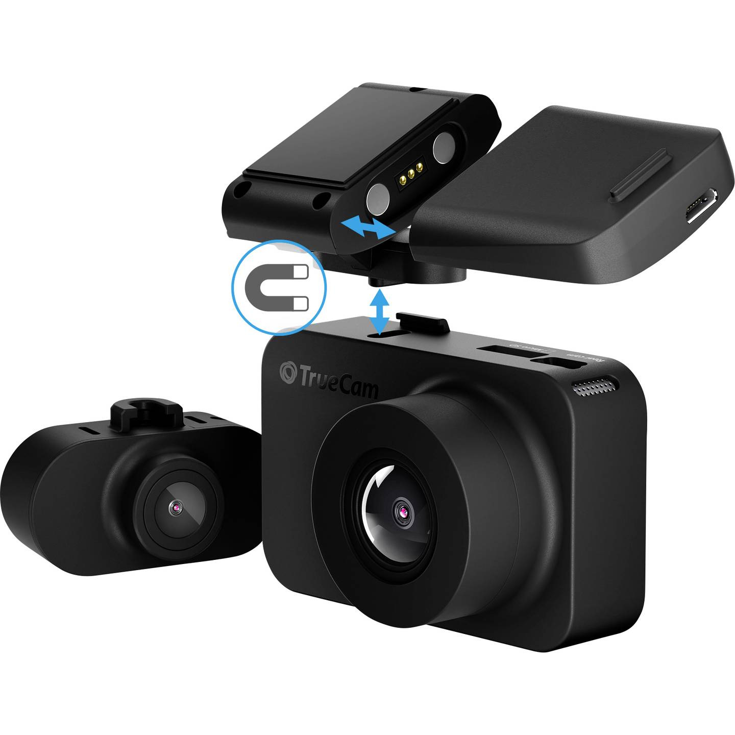 B-Ware True Cam Dashcam Autokamera Gps Dual Kamera G Sensor Wdr Schleifenaufzeichnung - 8594175353761