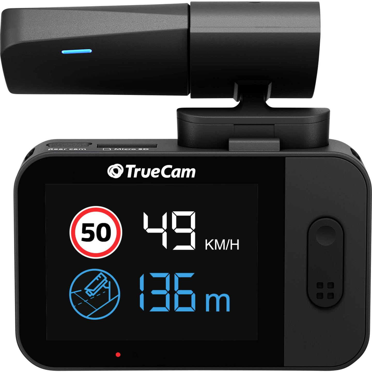 B-Ware True Cam Dashcam Autokamera Gps Dual Kamera G Sensor Wdr Schleifenaufzeichnung - 8594175353761