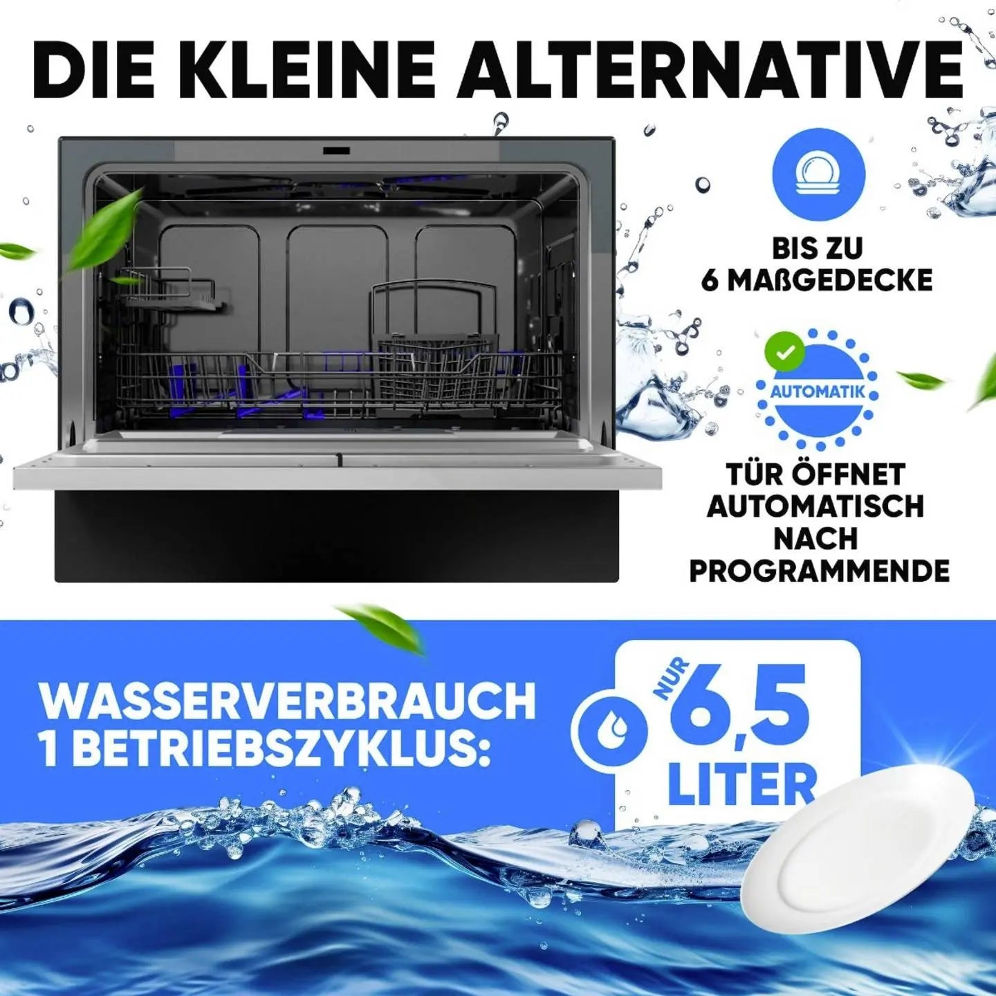 B-Ware Bomann Tsg 7405 Tischgeschirrspüler Kompaktgerät Geschirrspüler 550 Mm Eek D994 - 4004470740417
