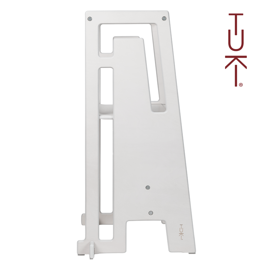 Tuki Lernturm Tritthocker Whitewash Kinderhocker Schweizer Design Birke 3 fach - 7649988743115