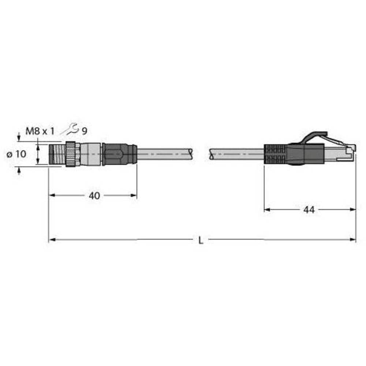 Turck Sensorstecker Aktorsteckverbinder Steckverbinder 6935343 Konfektioniert B-Ware - 4047101393446