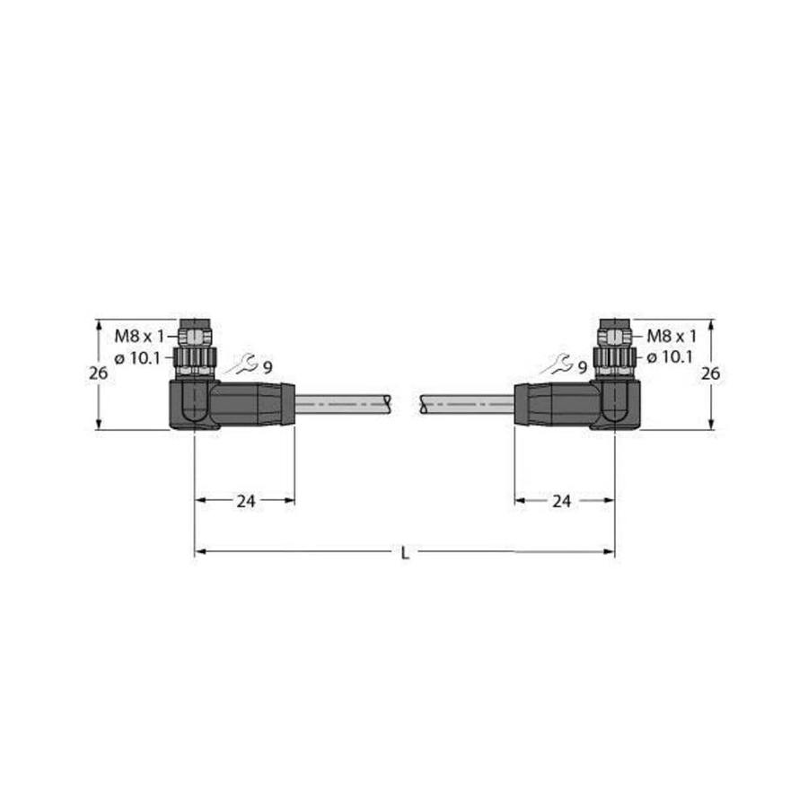 Turck 6935875 Sensor /Aktor Steckverbinder Verbindung Stecker Konfektioniert B-Ware - 4047101403367