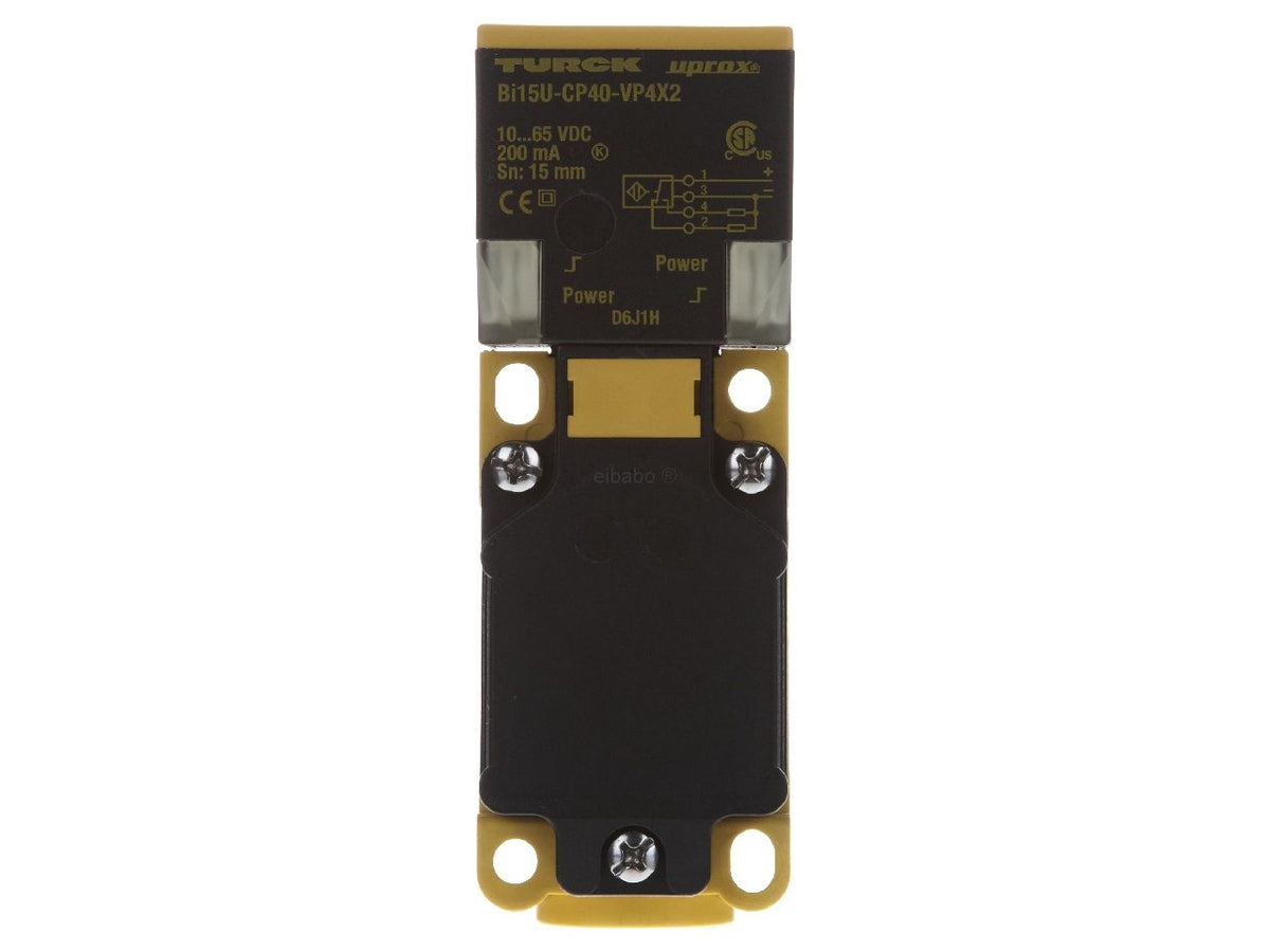 Turck Sensor Näherungsschalter Induktiver Schalter BI15U CP40 VP4X2 Kunststoff - 4047101073430
