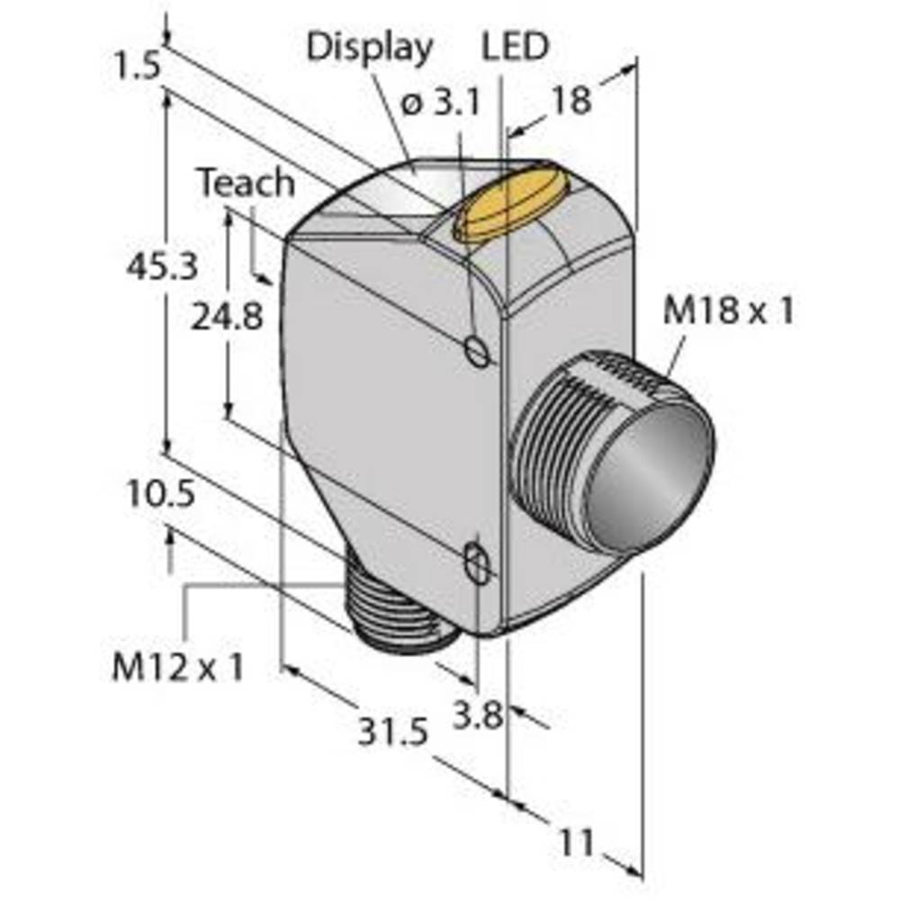 Turck Laser Distanz Sensor Q4 Xtilaf300 Q8 Industriesensoren Siehe Text/Foto B-Ware - 662488947972