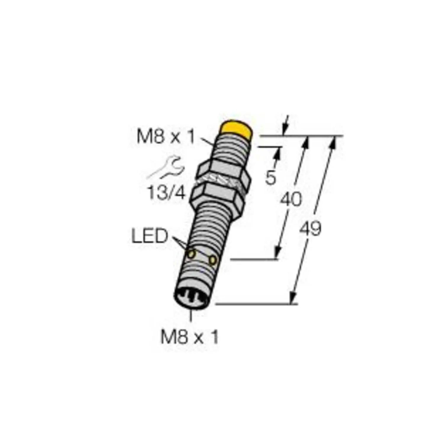 B-Ware Turck Induktiver Sensor Nicht Bündig Ni6 U Eg08 Ap6 X V1131 Pnp Schließer 2 Stück - 4047101158540