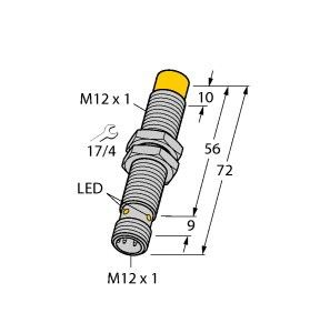 Turck Ni8 U M12 Ee Ap6 X H1141 Induktiver Sensor Nicht Bündig Pnp Schließer B-Ware - 4047101132502