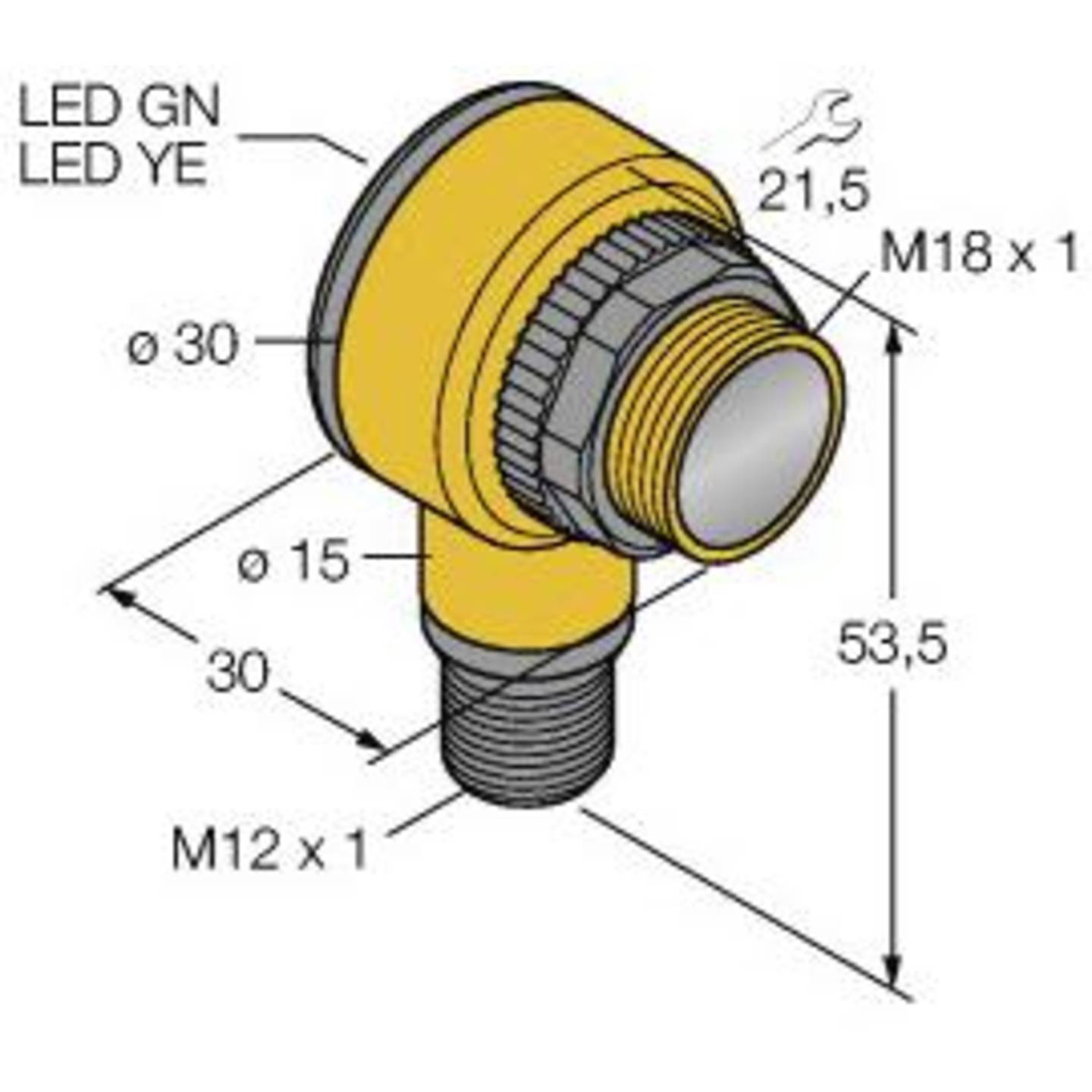Turck Reflexions Lichttaster Sensor Reflexions Lichttaster 1 St B-Ware