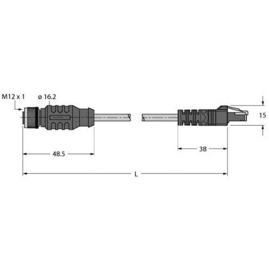Turck Sensor Aktor Steckverbinder Anschluss U 01485 Konfektioniert Kabel Stecker B-Ware - 4047101348521
