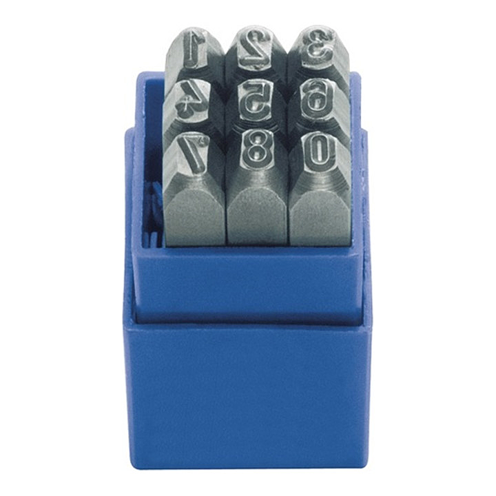 B-Ware Turnus Schlagzahlensatz 328 9 Tlg.Zahlen 0 9 Schrift H.8mm In Ku. Box - 4027474688660
