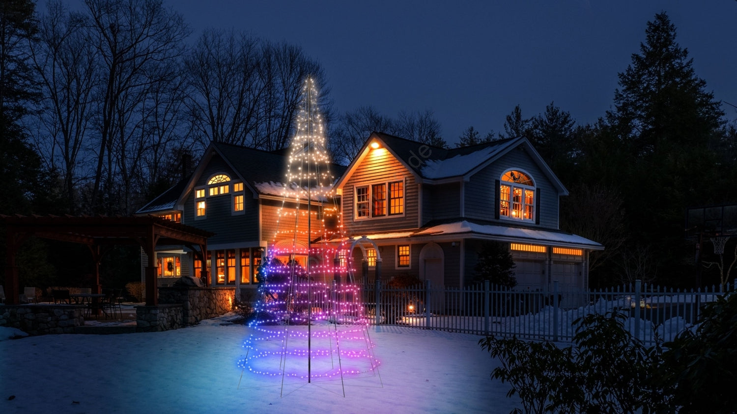 B-Ware Twinkly Light Tree Lichterkette Baum Rgbw Led Ip44 Höhe 6m Matt Außenbeleuchtung - 8056326676957