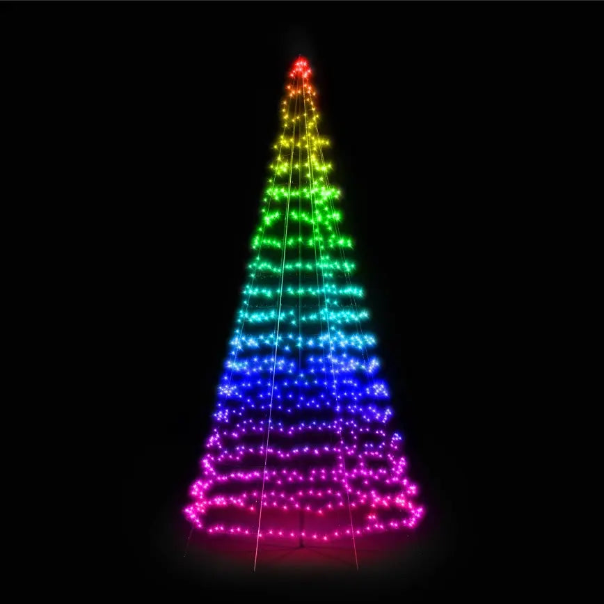 B-Ware Twinkly Light Tree Lichterkette Baum Rgbw Led Ip44 Höhe 6m Matt Außenbeleuchtung - 8056326676957