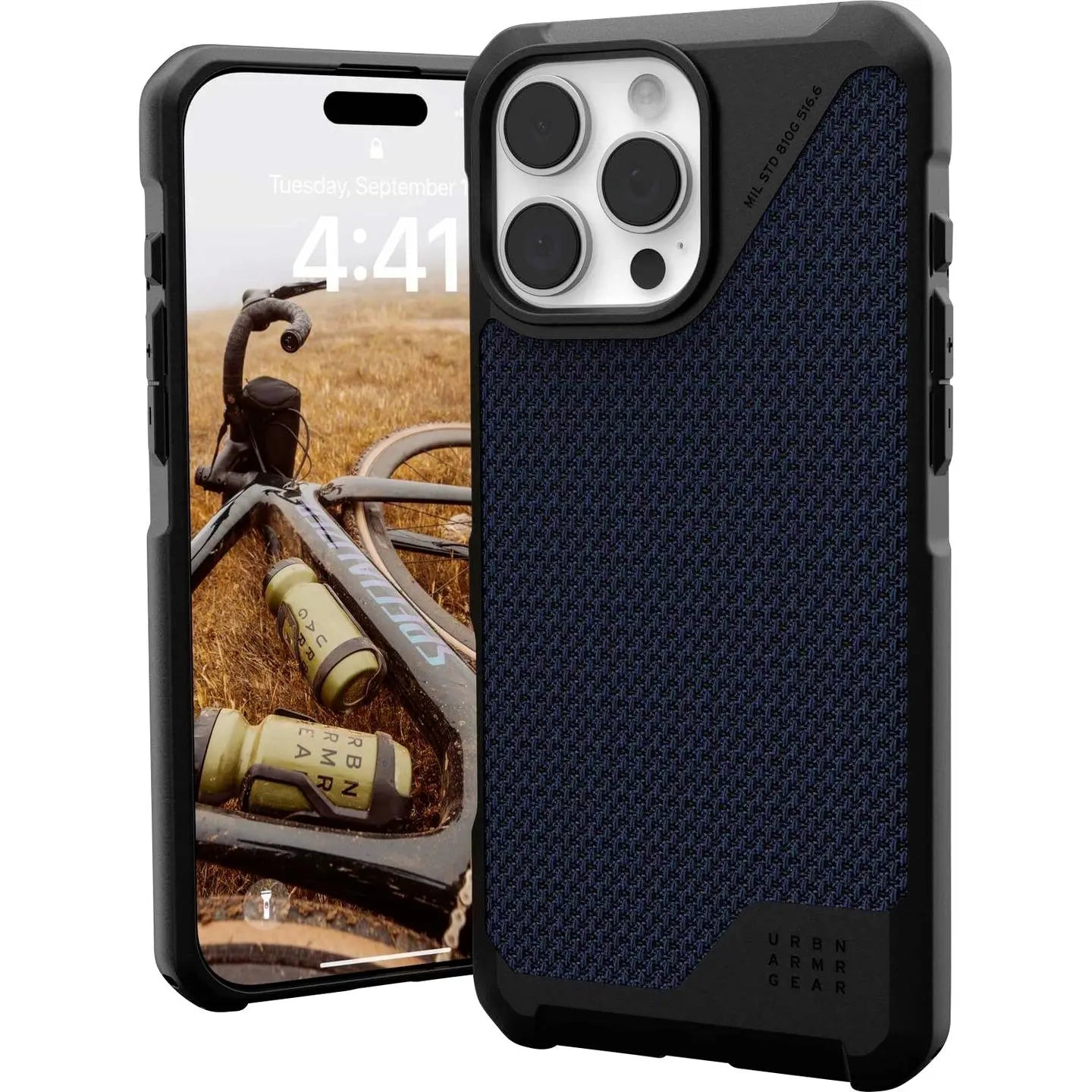 B-Ware Uag Metropolis Lt Mag Safe Case Cover Hülle Apple I Phone 16 Pro Max Blau - 840283914416
