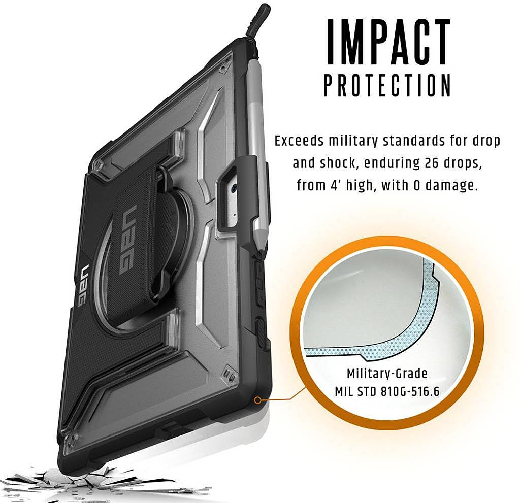 Uag Urban Armor Gear Plasma Stoßresistente Schutzhülle Microsoft Surface Go Ice B-Ware - 852524008808