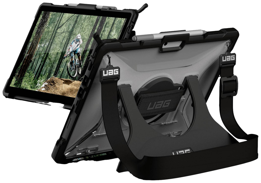 Urban Armor Gear Handstrap Case Tablet Hülle Microsoft Surface Pro 8 Back Cover  B-Ware - 810070367510