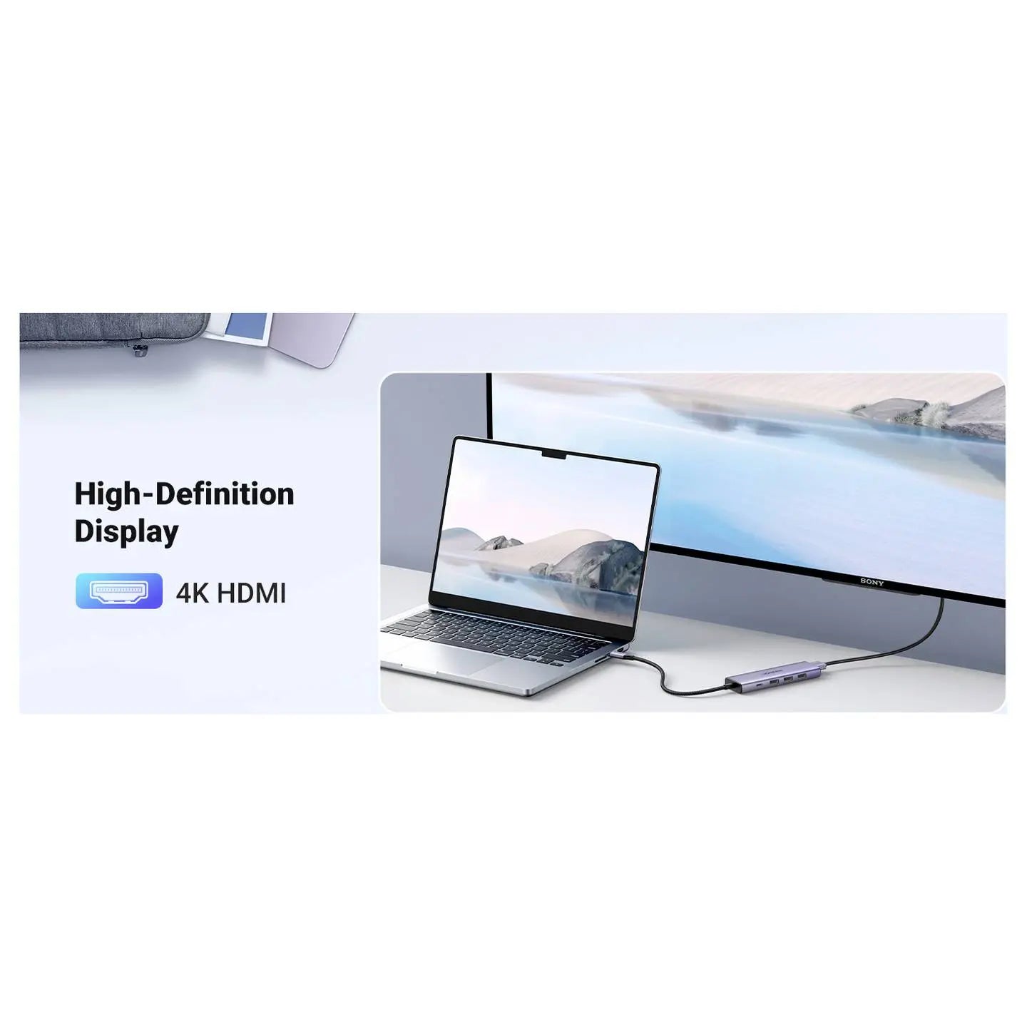 B-Ware Ugreen Dockingstation Usb C Hub Universal Aluminium Usb 3.0 Hdmi Power Delivery - 6941876215966