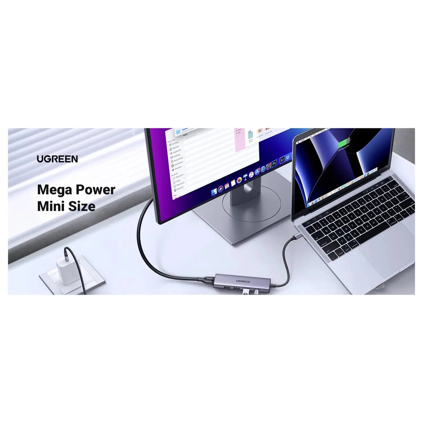 B-Ware Ugreen Dockingstation Usb C Hub Universal Aluminium Usb 3.0 Hdmi Power Delivery - 6941876215966