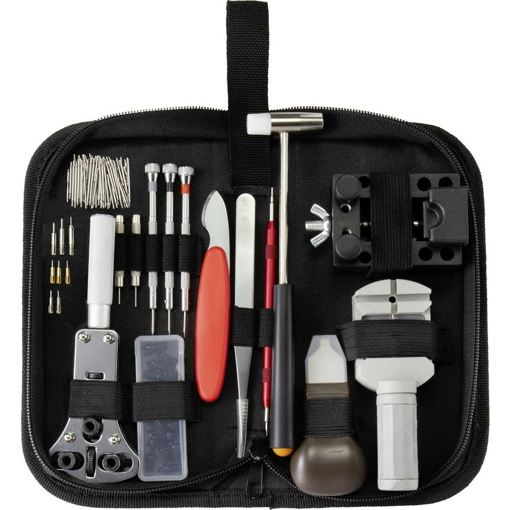 B-Ware Toolcraft Uhrmacher Werkzeugsatz Werkzeugset Werkzeugtasche 147teilig Werkzeug   - 4064161160351