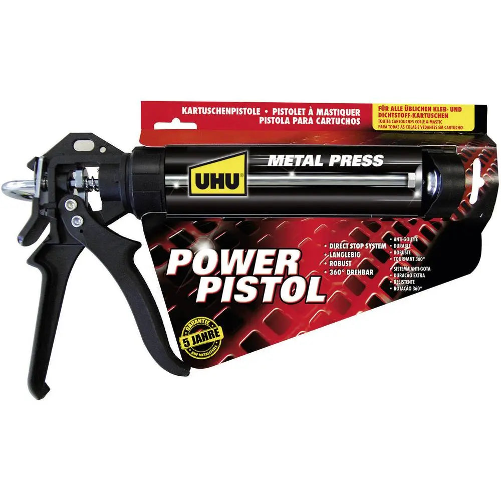 B-Ware Uhu Dosierpistole 48500 Kartuschenpistole Power Pistol Schwarz Kartuschengerät - 4026700485004