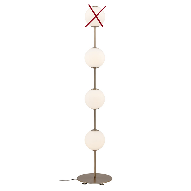 Umage Stehleuchte Lampe Led Audrey Messing Opalglas Siehe Text/Foto B-Ware - 5710302022574