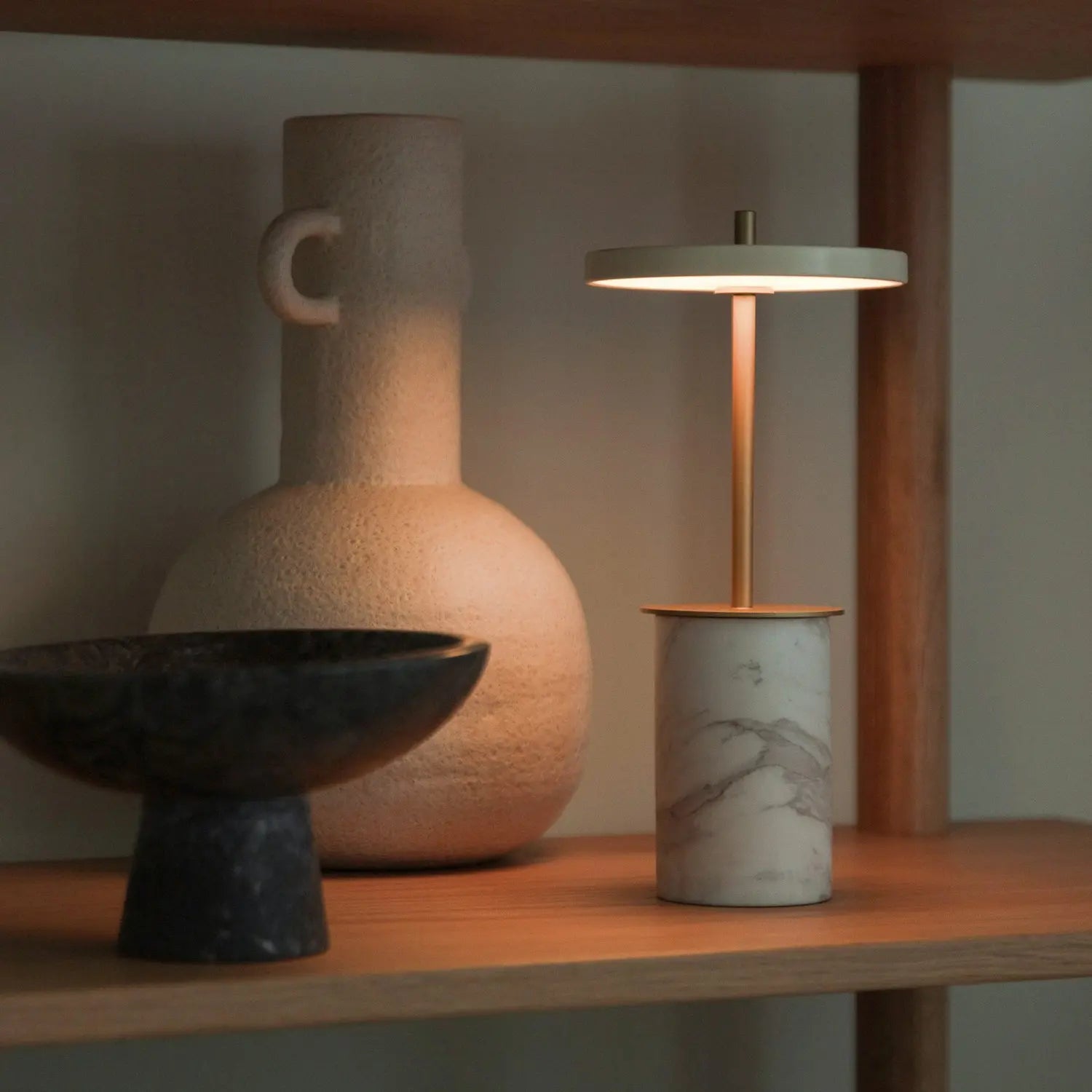 B-Ware Umage Led Akku Tischlampe Leuchte Asteria Move Mini Lampe Weiß 26 Cm Ip44 - 5710302025704