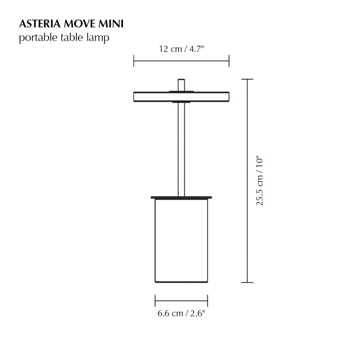 B-Ware Umage Akkulampe Leuchte Led Asteria Move Mini Lampe Tischleuchte Ip44 - 5710302027302